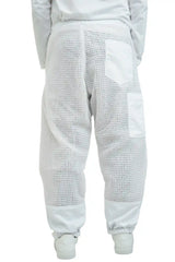 3 layer ventilated mesh beekeeping trousers back view