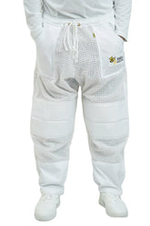 3 layer ventilated mesh beekeeping trousers front view