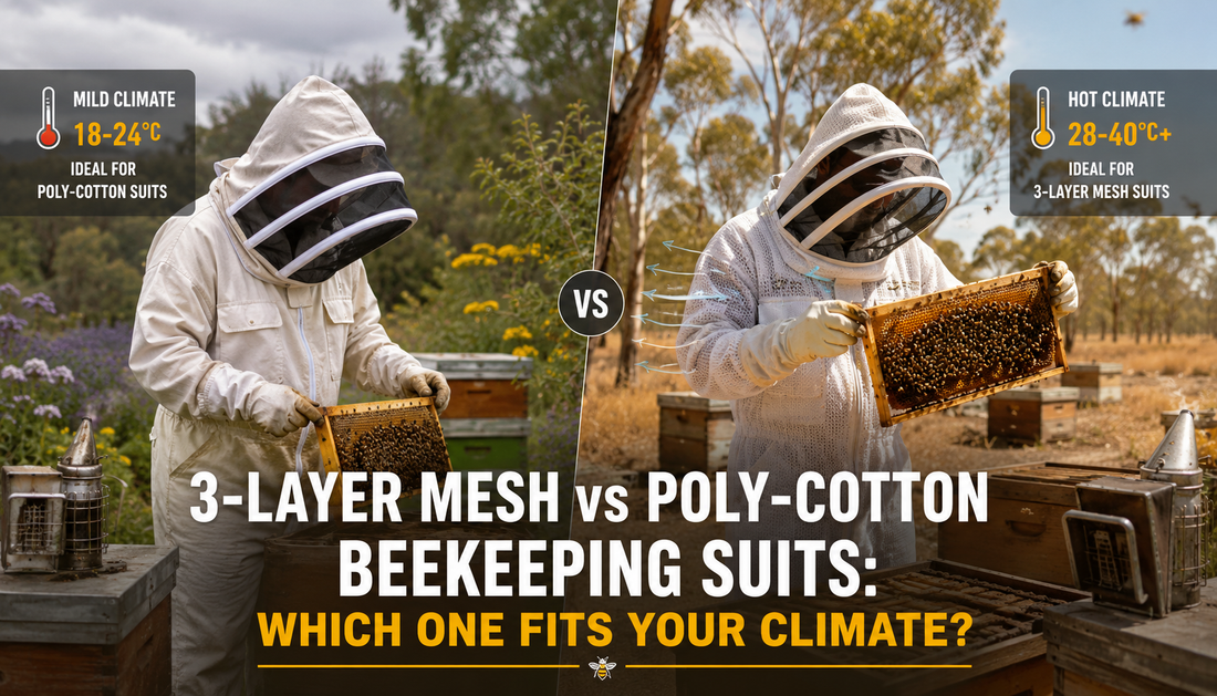 3-Layer Mesh vs Poly-Cotton Beekeeping Suits Which One Fits Your Climate