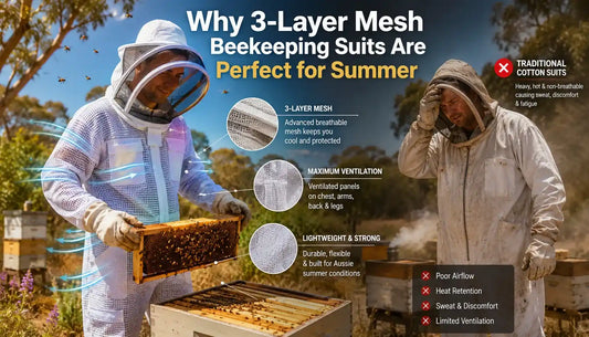 Why 3-Layer Mesh Beekeeping Suits Are Perfect for Summer