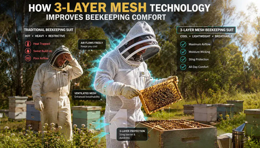 How 3-Layer Mesh Technology Improves Beekeeping Comfort