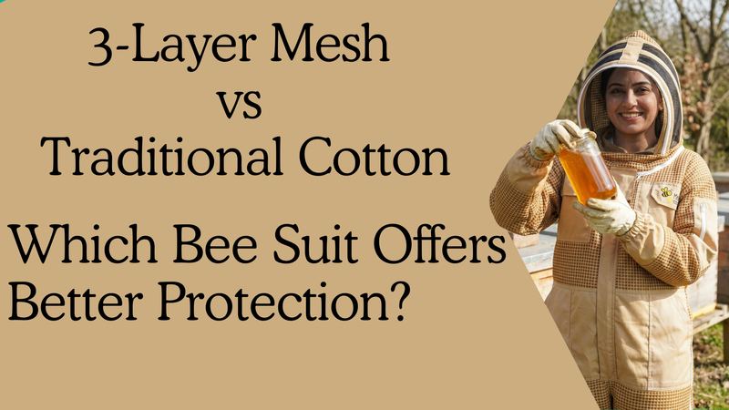 3-Layer Mesh vs. Traditional Cotton: Which Bee Suit Offers Better Protection?