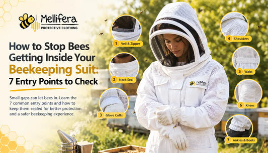 How to Stop Bees Getting Inside Your Beekeeping Suit: 7 Entry Points to Check
