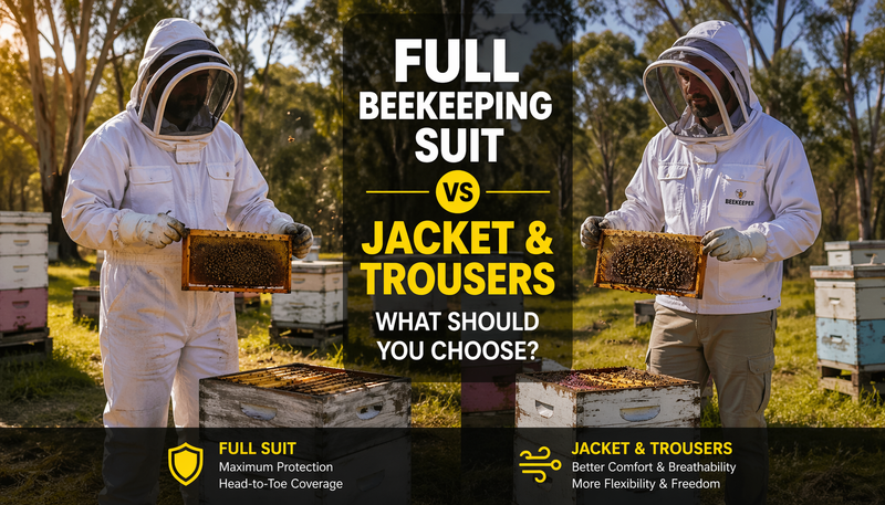 Full Beekeeping Suit vs Jacket & Trousers: What Should You Choose?