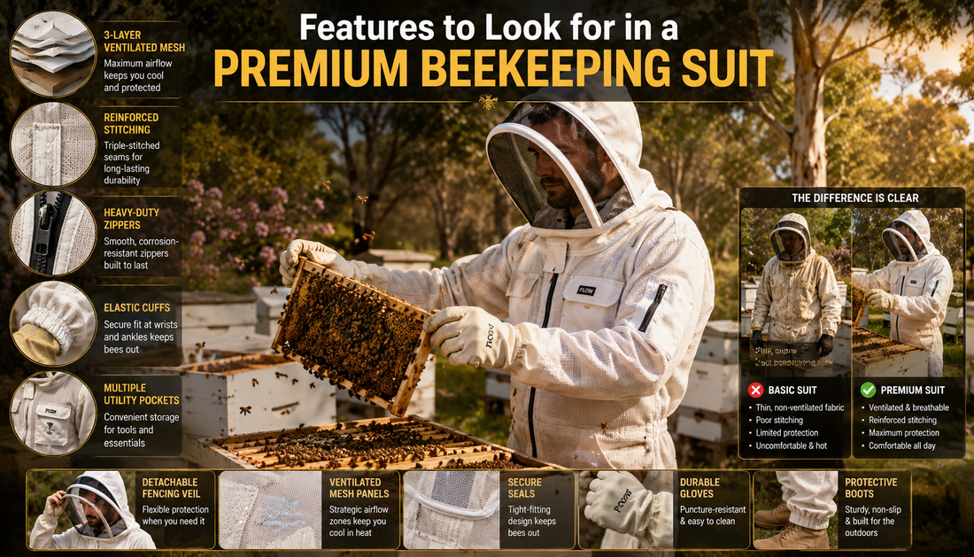Features to Look for in a Premium Beekeeping Suit