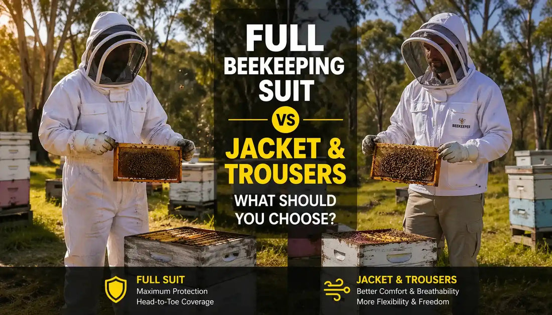 Full Beekeeping Suit vs Jacket & Trousers: What Should You Choose?