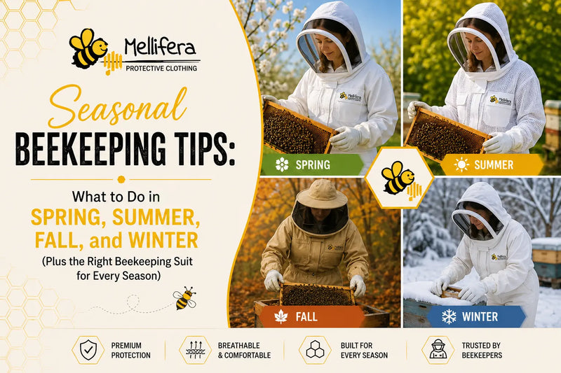 Seasonal Beekeeping Tips: What to Do in Spring, Summer, Fall, and Winter (Plus the Right Beekeeping Suit for Every Season)