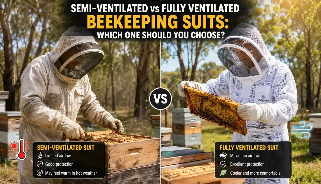Semi-Ventilated vs Fully Ventilated Beekeeping Suits: Which One Should You Choose?