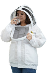 3-Layer Super Cool Mesh Beekeeping Jacket With Dual Veils, Gloves
