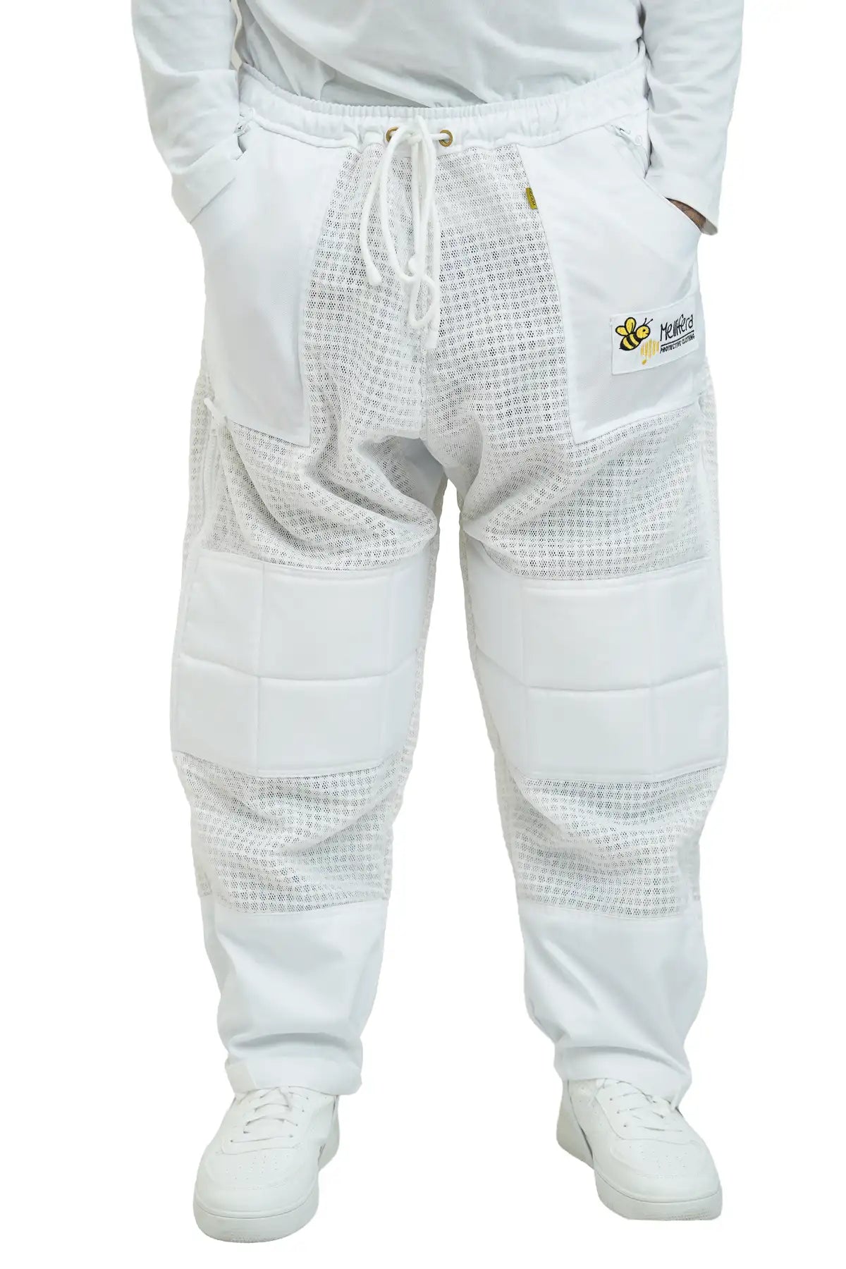 3 layer ventilated mesh beekeeping trousers front view