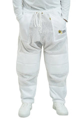 3 layer ventilated mesh beekeeping trousers front view