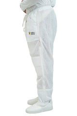 3 layer ventilated mesh beekeeping trousers side view